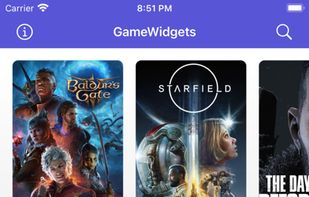 Game Widgets: Discover games screenshot 1
