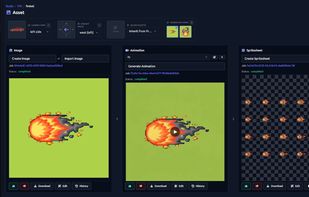 Asset page and editor overview