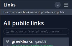 Phone display in dark mode