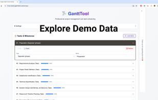 GanttTool screenshot 2