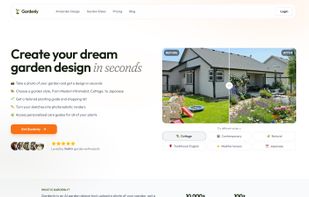 Gardenly homepage
