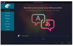 Garuda Linux screenshot 1