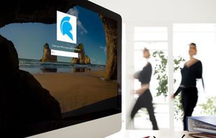 Wireless login to any PC or website.