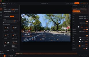 All on screen display gauges/metrics