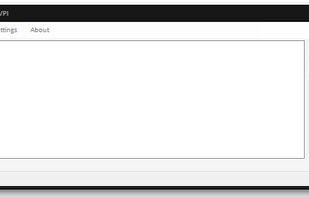 Main window of GAVPI
