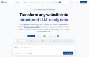 gcrawlai.com homepage