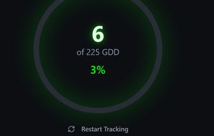 Gddtracker forecast and wind speed