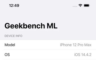 Geekbench AI screenshot 3