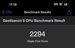 Geekbench screenshot 3