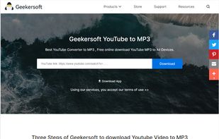 Geekersoft YouTube to MP3