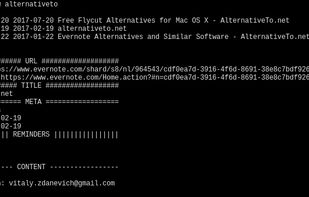 Geeknote screenshot 1