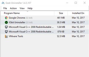 Geek Uninstaller screenshot 1