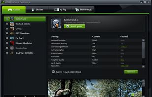 GeForce Experience screenshot 1