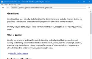GemiNaut screenshot 2