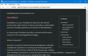 GemiNaut screenshot 1