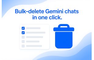 Gemini Bulk Delete screenshot 1