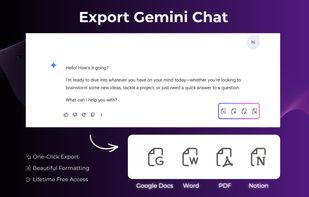 Export Gemini chat