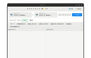 The same comparison view in the light theme.