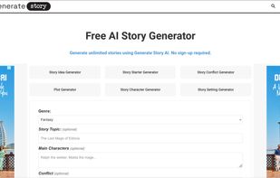 Generate Story screenshot 1