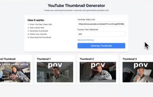 GenerateThumbnails.com screenshot 1