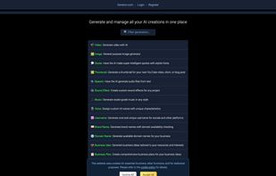 Generor screenshot 1