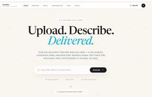landing page