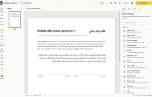Edit, sign, annotate and organize PDFs in your browser, with page thumbnails and document tools in one workspace.