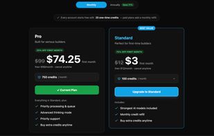 Pricing

Flexible subscription plans for individuals.
