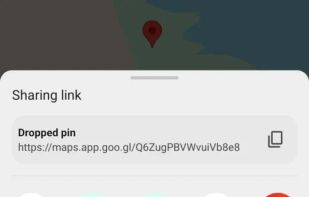 share screen, allowing to open a google maps like with GeoShare