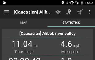 View track statistics