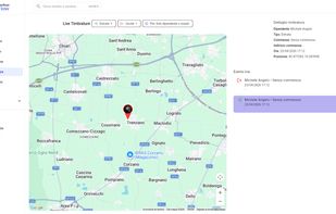 Live Clock-in map