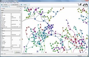 Gephi screenshot 2