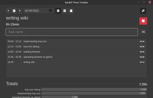 Gerbil Time Tracker screenshot 1