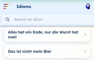 Idioms List