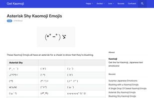 Get Kaomoji screenshot 1