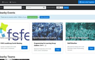 Home page screenshot