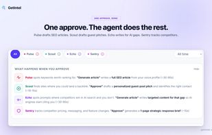 One approval and agent does the rest