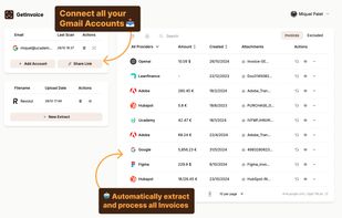 GetInvoice Dashboard