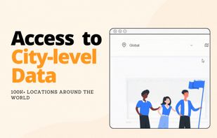 Access to City-level data with 100k+ Locations around the world