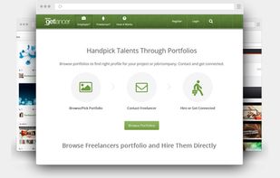Behance clone script demo