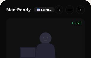 Automated meeting mic check and webcam check