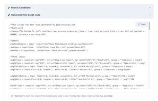 Generated PineScript Code