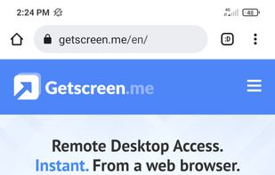 Getscreen.me screenshot 1