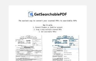 GetSearchablePDF screenshot 1