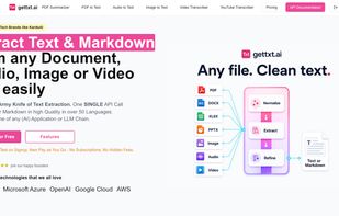 Gettxt Text Extraction API