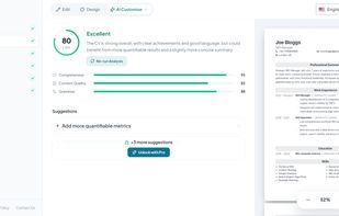 GetYourCV screenshot 2
