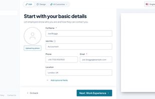 Online Resume Builder