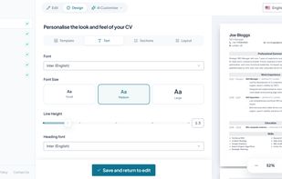 GetYourCV screenshot 3