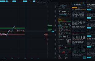 LAB: a plain-words idea compiled into a rule, backtested across 1,000+ sessions against an honest baseline with out-of-sample splits, then quant-optimized with every variant shown; the Idea Feed supplies fresh untested ideas.