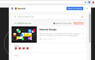 Chrome Extension Save
